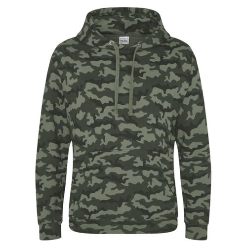 Unisex Camo Hooded Sweatshirt Thumbnail