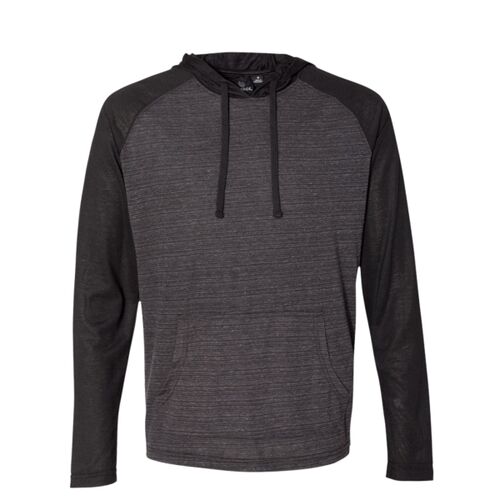 Unisex Yarn-Dyed Hooded Raglan T-Shirt Thumbnail