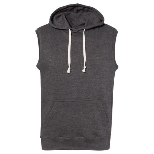 Men's Triblend Sleeveless Hooded Sweatshirt Thumbnail